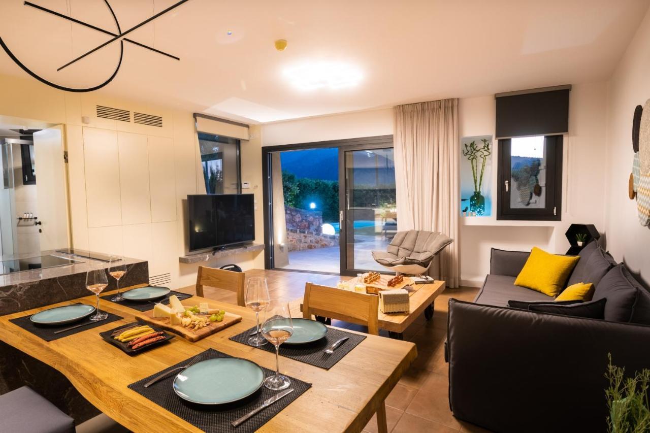 Lithari Luxury Villa With Private Pool, Your Perfect Retreat, Crete Ágios Nikólaos Eksteriør billede