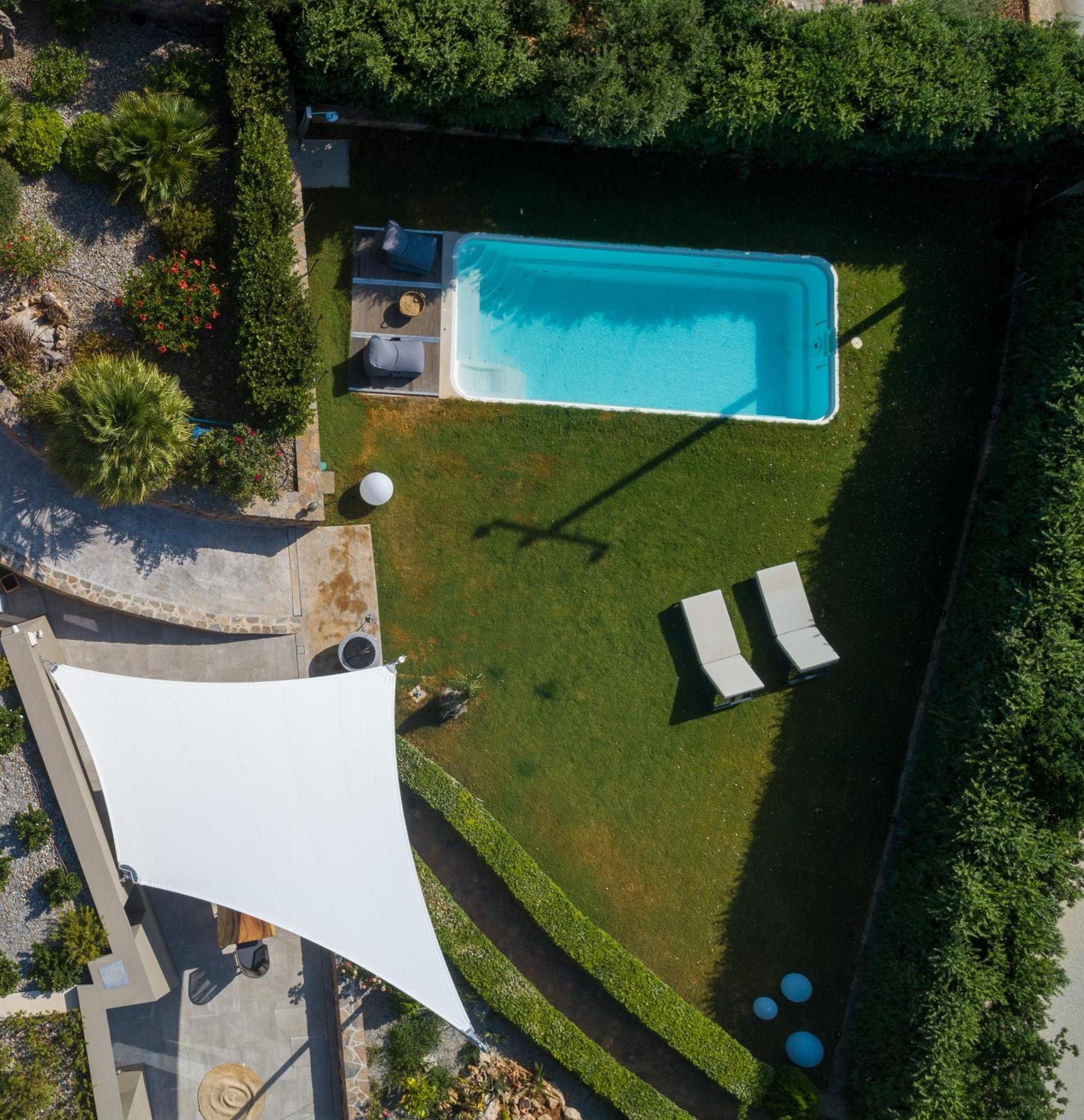 Lithari Luxury Villa With Private Pool, Your Perfect Retreat, Crete Ágios Nikólaos Eksteriør billede