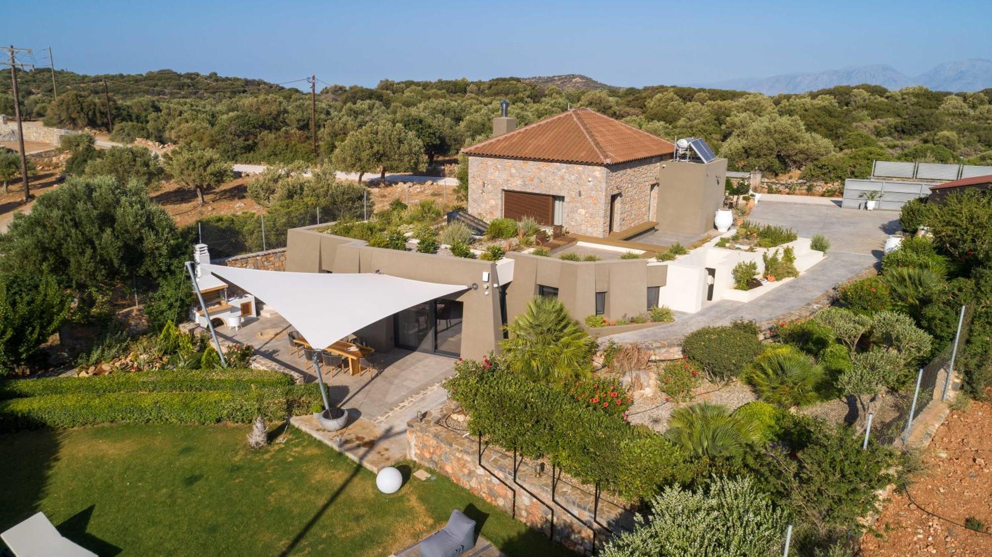 Lithari Luxury Villa With Private Pool, Your Perfect Retreat, Crete Ágios Nikólaos Eksteriør billede