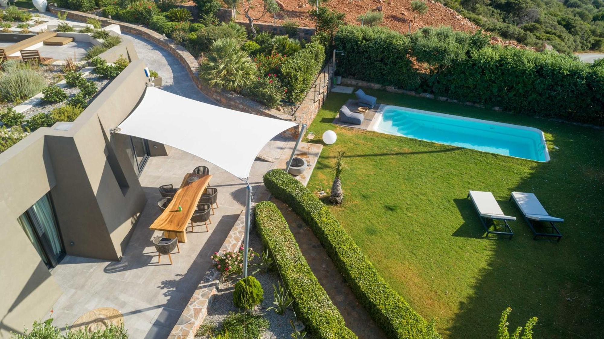 Lithari Luxury Villa With Private Pool, Your Perfect Retreat, Crete Ágios Nikólaos Eksteriør billede